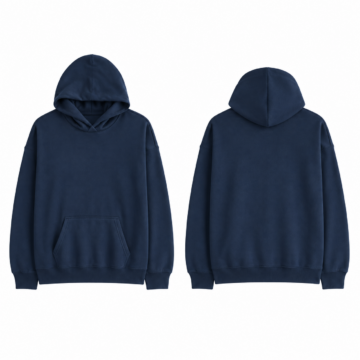 Burgundy Oversized Pullover Hoodie with Kangaroo Pocket